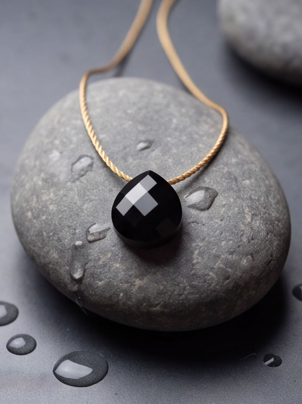 Black Onyx Soul-Lit Necklace For Stress Relief