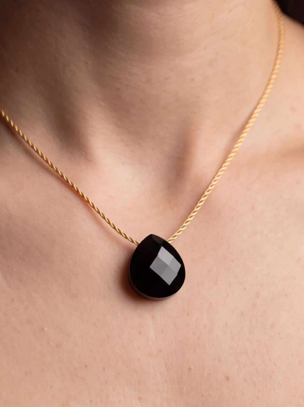 Black Onyx Soul-Lit Necklace For Stress Relief