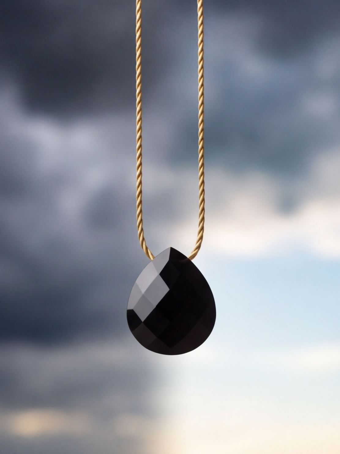 Black Onyx Soul-Lit Necklace For Stress Relief
