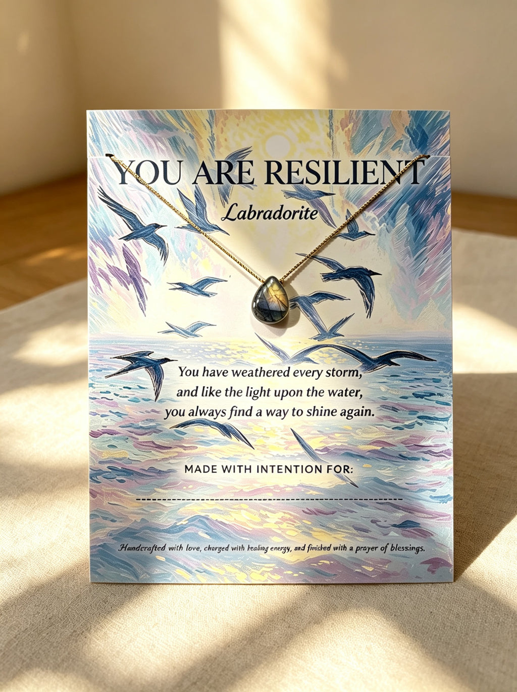 Labradorite Goddess Necklace For You Are Resilient