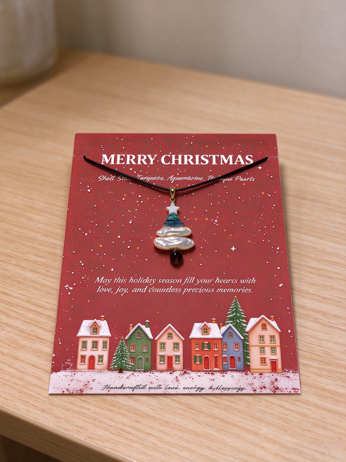 Lux Baroque Pearls Necklack For Christmas Greeting