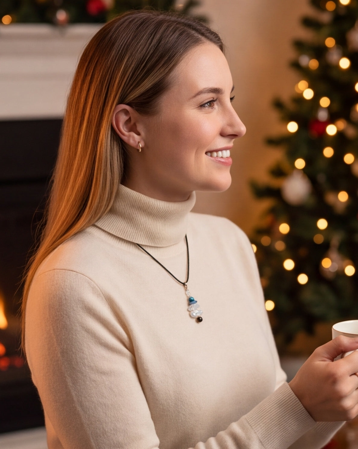 Lux Baroque Pearls Necklack For Christmas Greeting