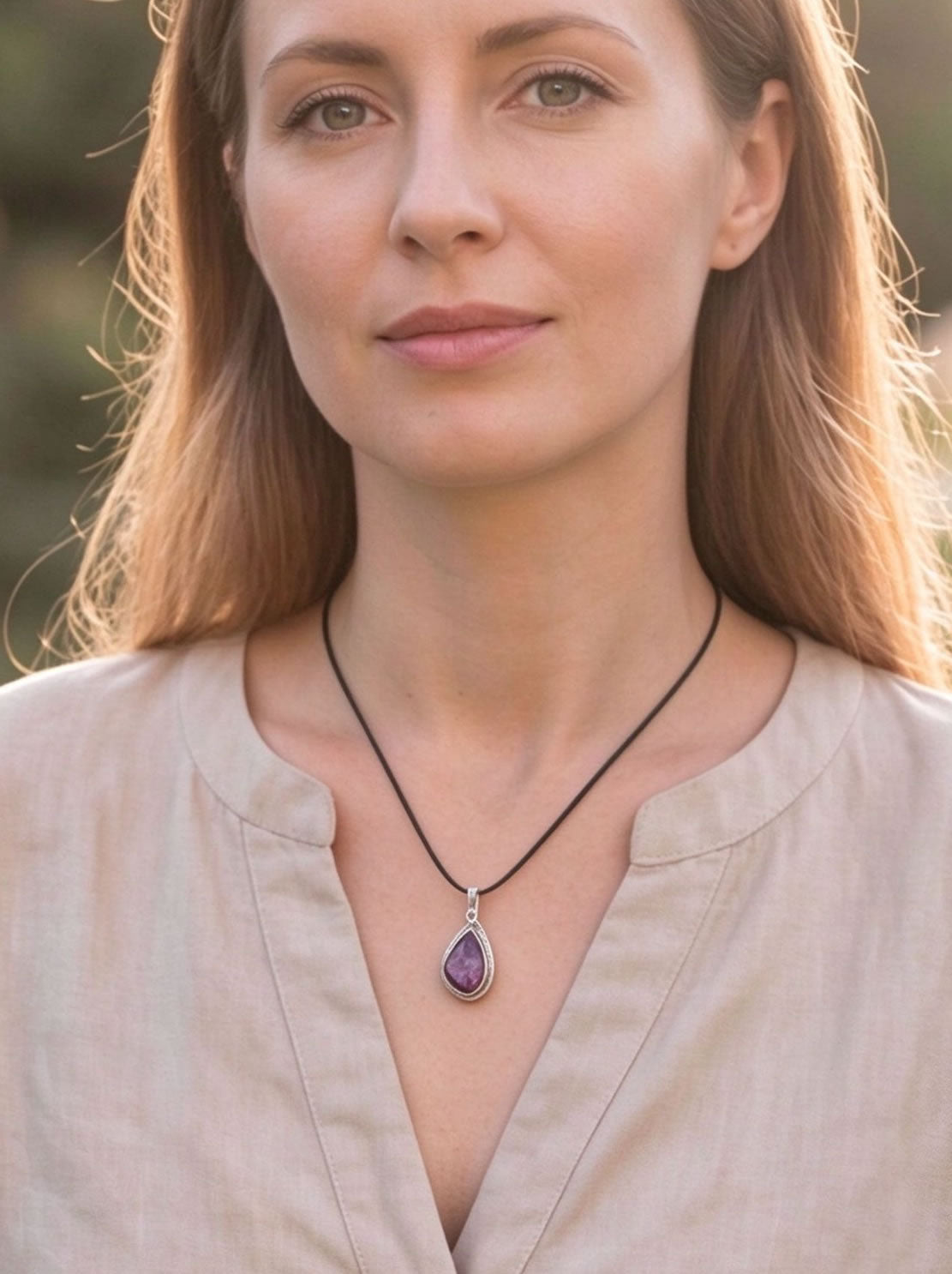 Amethyst Handcrafted Necklace For Fearless - Limited Edition