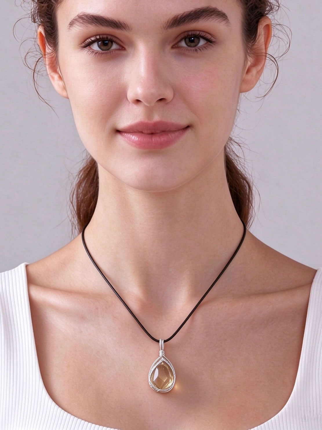 Citrine Handcrafted Lux Necklace For Manifest - Limited Edition