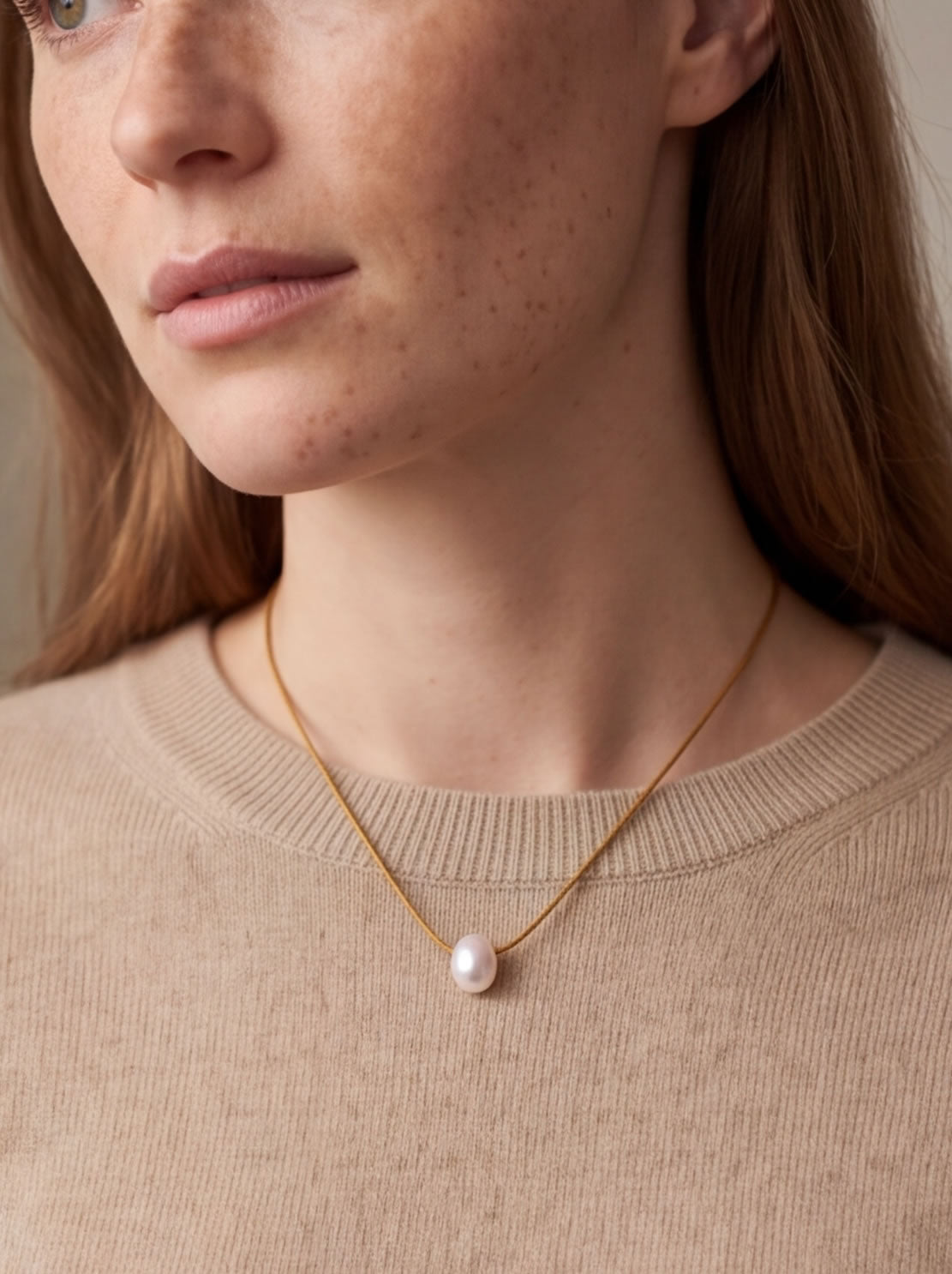 Pearl Divine Light Elegant Necklace For Goddess