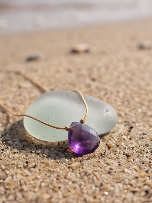 Amethyst Handcrafted Necklace For Fearless