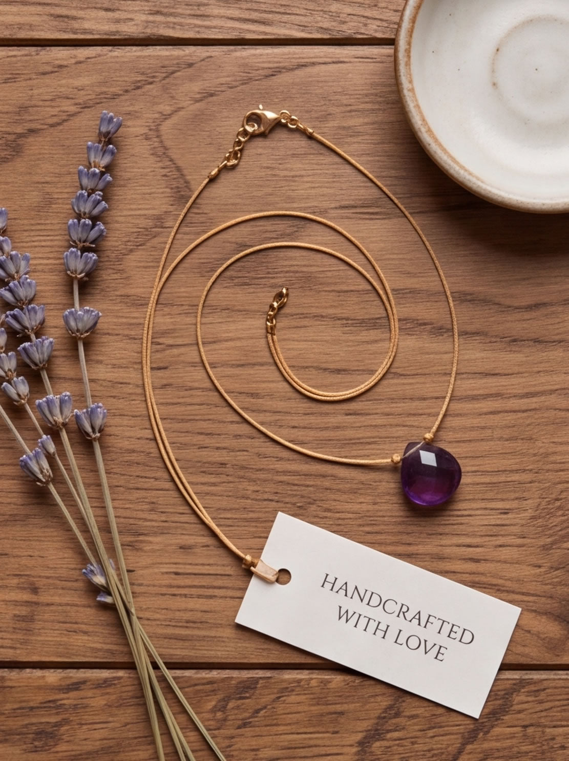 Amethyst Handcrafted Necklace For Fearless
